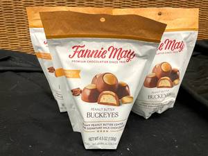 lot 263 image: Fanny May POeanut butter Buckeyes 3 bags