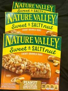 lot 278 image: Peanut Granola Bars 3 boxes Best By 01252024