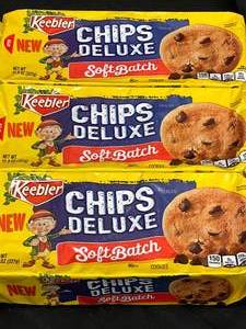 lot 304 image: Keebler Soft Baked cookies 3 boxes Best By 11032023