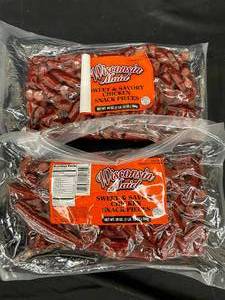 lot 524 image: Sweet and Savory Chicken snack peices 2 X 28oz bags Best By 01262024