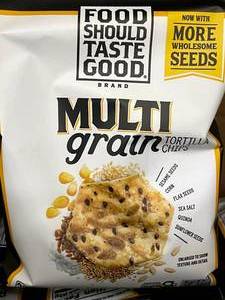 lot 407 image: Multi Grain Tortilla Chips 24 Bags Best By 01242024