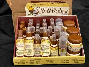 lot 631 image: Coconut Restore Hair products for multicultural hair