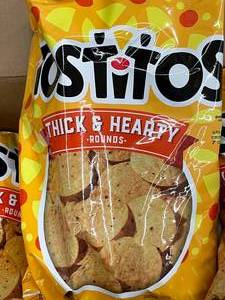 lot 876 image: Tostitos Thick and hearty Rounds 3 huge Bags Best By 02142023