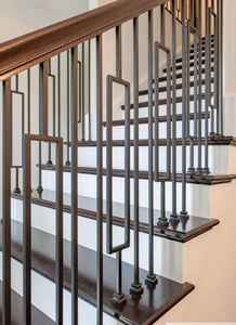 lot 224 image: S11-Wrought Iron Balusters  Set of 5 Deck Balusters, Measures 44 x 4