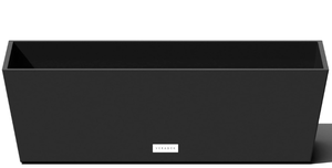 lot 225 image: Window Box Planter - Long Rectangular Planter, 25 inch, 2 pack