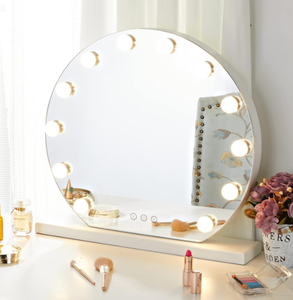 lot 228 image: Vanity Mirror with Lights, 20 LED Hollywood Lighted Makeup Mirror