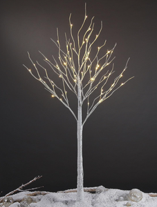 lot 234 image: LIGHTSHARE 6 Feet Birch Tree, 72 LED Lights, Warm White