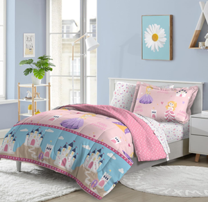 lot 423 image: Dream Factory Kids 7-Piece Complete Bed Set, Twin Size