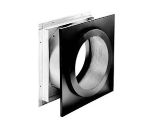 lot 160 image: DuraVent Stainless Steel 9443SS 6 Class A Chimney Pipe Wall Thimble Exterior Trim Piece
