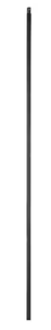 lot 167 image: LOT OF 30 Stair Parts 44 in. x 12 in. Matte Black Plain Iron Baluster for Stair Remodel