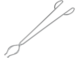 lot 177 image: Skyflame 40-Inch Stainless Steel Log Claw Tongs
