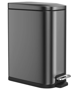 lot 279 image: 15 Liter4 Gallon Trash Can with Soft Close Lid