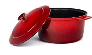 lot 296 image: Granitestone Lightweight 3.5Lb Dutch Oven Pot with Lid