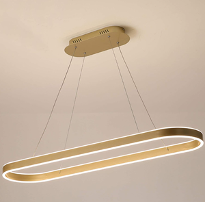 lot 339 image: Modern Chandelier Circular LED Dimmable