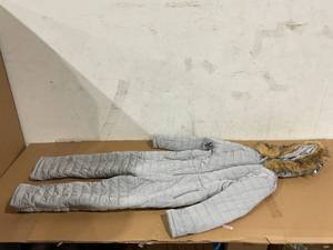 lot 200 image: SIZE XL Womens Onesies Ski Suits Winter Outdoor Sports Jumpsuit Fur Collar Coat