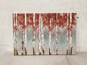 lot 313 image: 36x24 Tree Painting