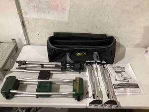 lot 348 image: Caldwell G2 Ballistic Precision Chronograph with Tripod and Rechargeable Battery for Shooting Indoor and Outdoor