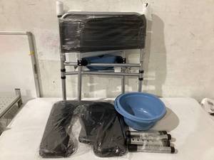 lot 387 image: Medical Bedside Commode Chair with Seat Padded