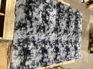 lot 395 image: Black and White Area Rug