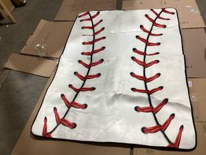 lot 398 image: 76x55 Baseball Are Rug
