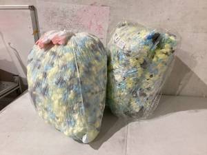 lot 504 image: Shredded Memory Foam Filling 10lbs for Bean Bag Filler