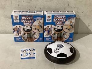 lot 526 image: LOT OF 2 Let Loose Moose Hover Soccer Ball