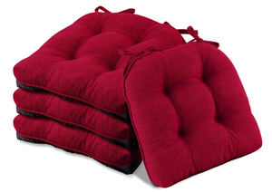 lot 440 image: Basic Beyond Chair Cushions for Dining Chairs 4 Pack