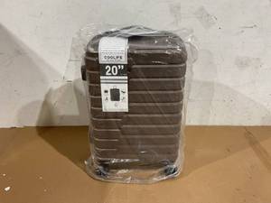 lot 86 image: Coolife Luggage Expandable Suitcase 20