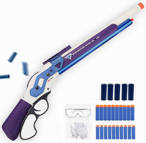 lot 5 image: 27in Alloy Material Soft Bullet Toy Gun Shell Ejecting