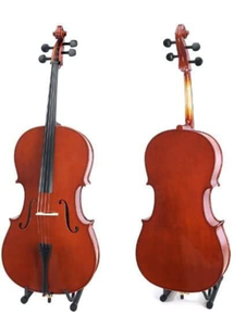 lot 7 image: Cecilio - Full Size Cellos for Kids & Adults with Bow, Case and Stringsac