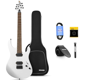 lot 9 image: Donner Solid Body Electric Guitar