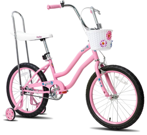 lot 13 image: JOYSTAR 20 Inch Girls Bike with Training Wheels