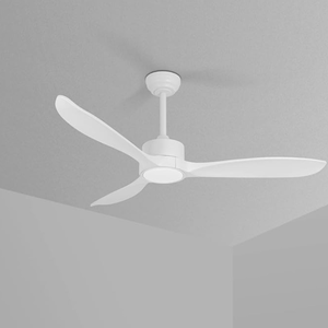 lot 29 image: 52 inch Wood Ceiling Fan with Light and Remote