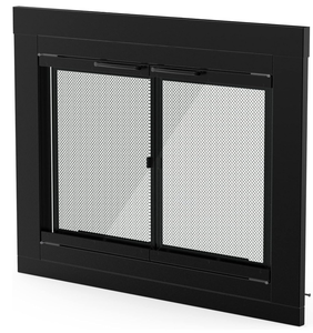 lot 461 image: Stanbroil Fireplace Glass Cabinet-Style Door