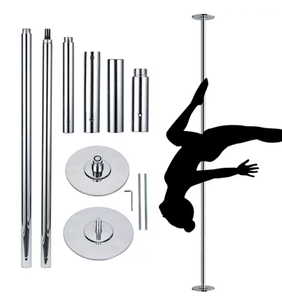 lot 465 image: Costway Adjustable Spinning Static Dancing Pole