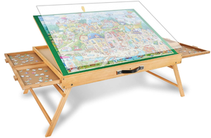 lot 474 image: ALL4JIG 1500PCS Portable Puzzle Table with Legs