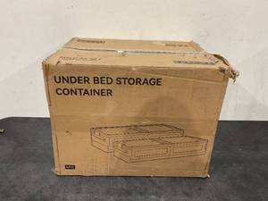 lot 35 image: LOT OF 4 Underbed Storage Containers