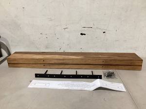 lot 585 image: Lot Of 2 Imperative Dcor Floating Wall Shelves