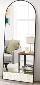 lot 496 image: BEAUTYPEAK 65x24 Arch Floor Mirror