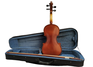 lot 579 image: Violin with Canvas Case and Brazil Bow