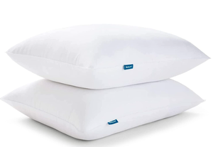 lot 615 image: Set Of 2 White Bedsure Pillows