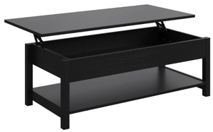 lot 467 image: Panana Lift Top Coffee Table with Hidden Compartment & Open Storage Shelf