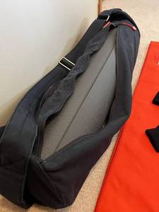 lot 64 image: Manduka Yoga Mat with Carrying Case, Manduka Bolster Pillow and More