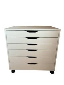 lot 66 image: IKEA Alex Drawer Unit on Casters in Excellent Condition ($189.99 MSRP)