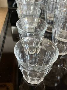 lot 79 image: Lot of 18 Duralex (Made in France) Drinking Glasses in Excellent Condition