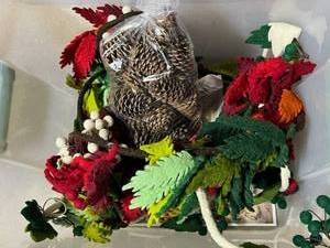 lot 203 image: Holiday Christmas Bin Lot #3 in Excellent Condition