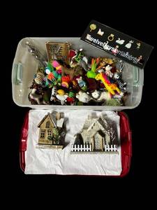 lot 206 image: Wonderful Holiday Christmas Bin Lot #5 in Excellent Condition