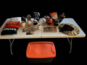 lot 214 image: Fun Halloween Decorations in Excellent Condition