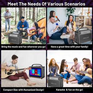 lot 24 image: Mjunsoundigi Karaoke Machine with Lyrics Display Screen