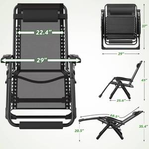 lot 31 image: Zenpetio Zero Gravity Chair with Cushion